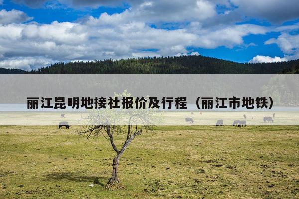 丽江昆明地接社报价及行程（丽江市地铁）