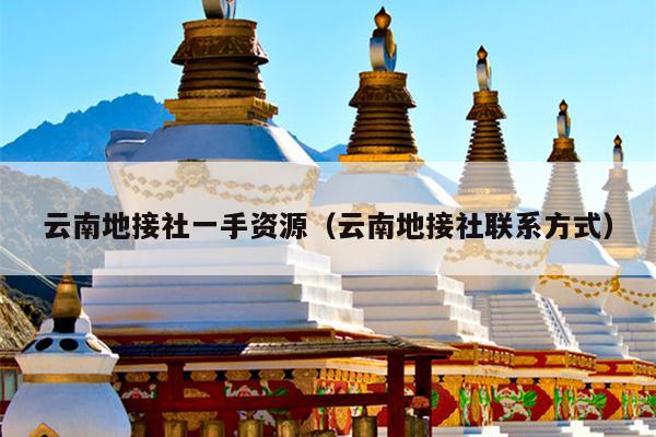 云南地接社一手资源（云南地接社联系方式）
