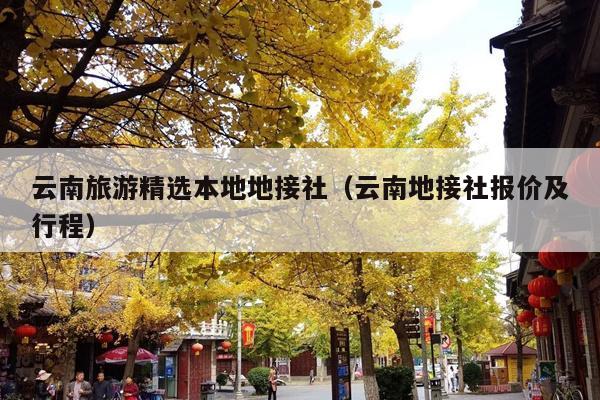 云南旅游精选本地地接社（云南地接社报价及行程）