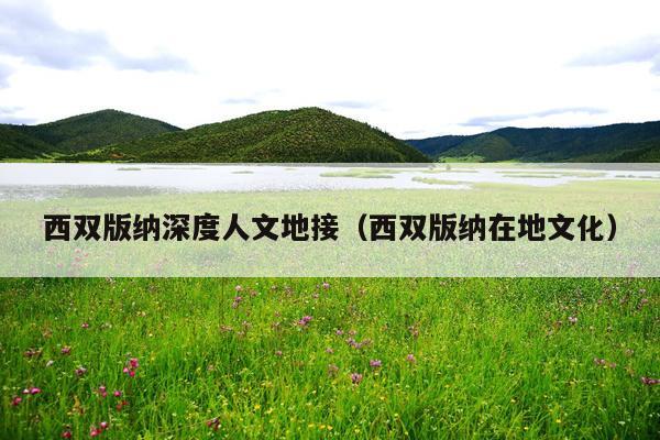 西双版纳深度人文地接（西双版纳在地文化）
