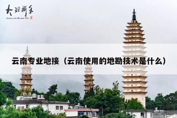 云南专业地接（云南使用的地勘技术是什么）