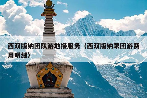 西双版纳团队游地接服务（西双版纳跟团游费用明细）
