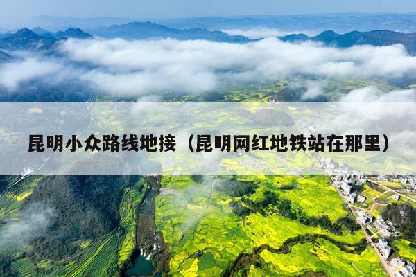 昆明小众路线地接（昆明网红地铁站在那里）